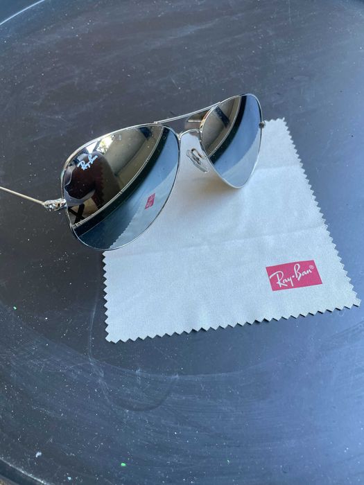 ÓCULOS DE SOL ORIGINAIS RAY-BAN AVIATOR ESPELHADOS