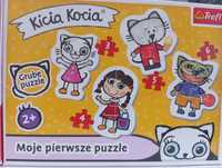 Puzzle dla malucha 2+ Kicia Kocia