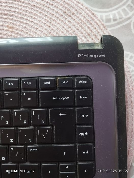 Продам б/у клавиатуру HP pavilion g 6