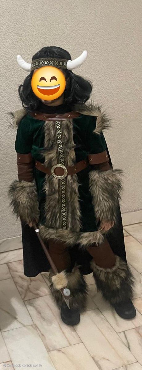 Fato carnaval viking