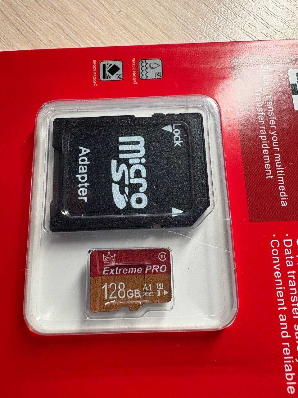 Карта пам'яті Extreme pro microSD Card 128GB +адаптер