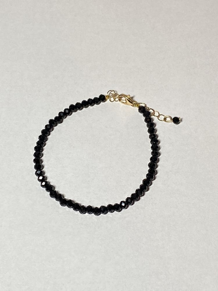 Bransoletka Black onyx gold