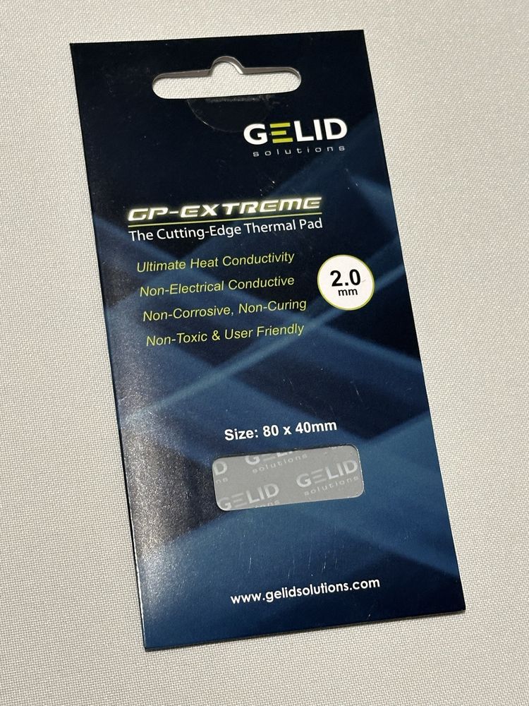 Termopady gelid 80x40x2.0mm