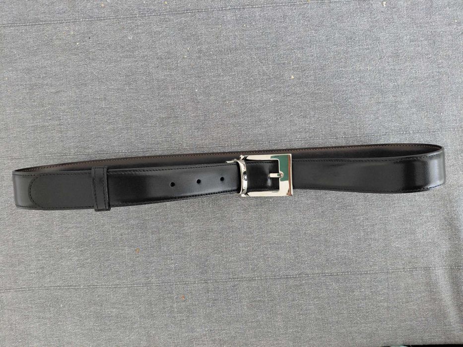 MONTBLANC -  Cinto clássico  Preto/Castanho