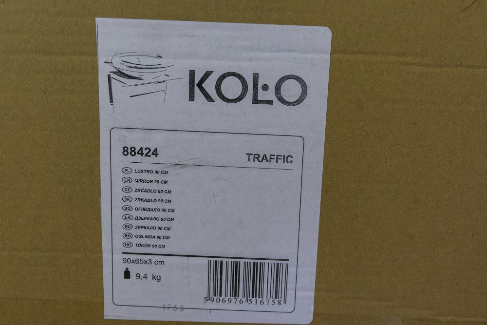 Lustro Koło Traffic 90 cm LED