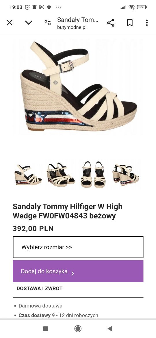 sandały Tonny Hilfiger