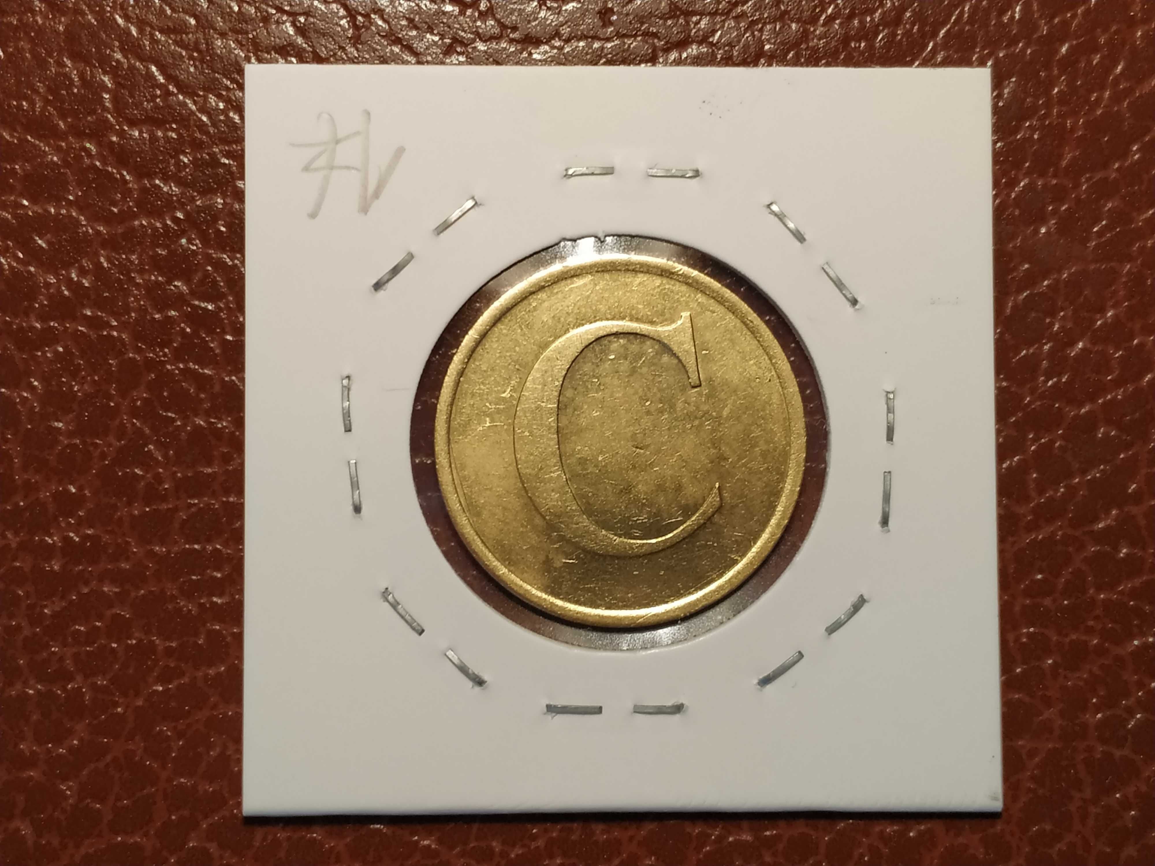Polónia - ficha/token/medalha de telecomunicações de 1990 C
