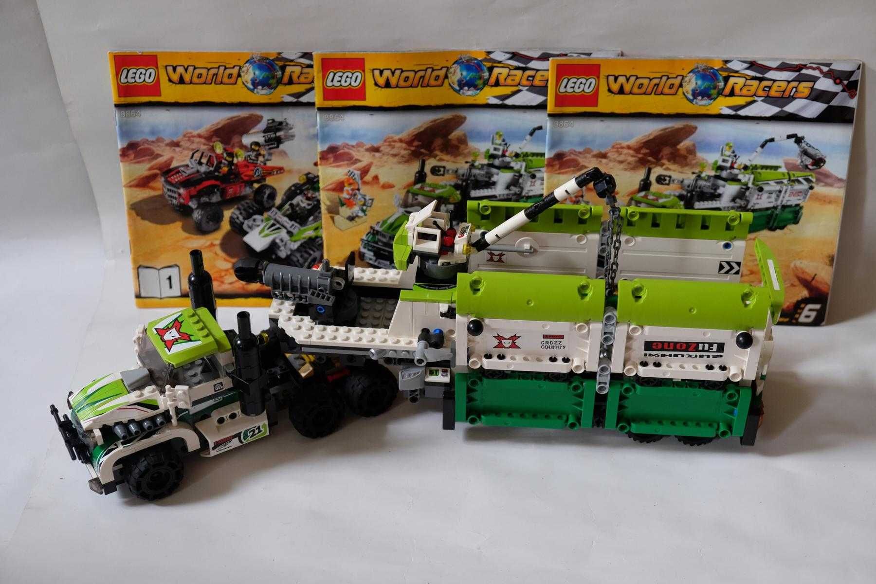 Lego World Racers 8864 - Pustynia zniszczenia- wielka ciężarówka, auta