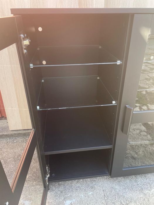 Armário móvel de apoio preto