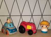 Traktor little people figurka budowniczy hot wheels samochodziki