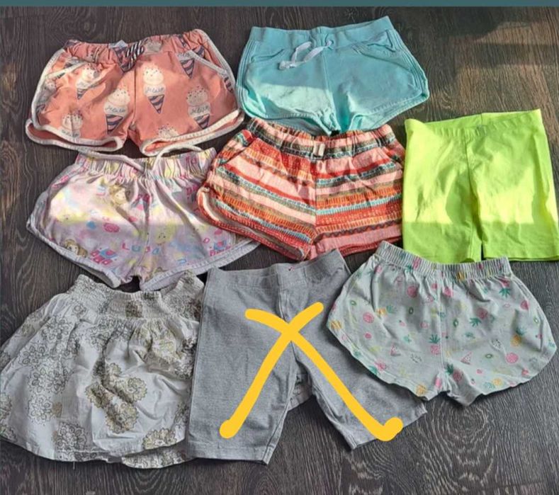 Футболочки, шорти, плаття для дівчинки 4-6р. NEXT,ZARA,H&M,GEORGE,Стіч