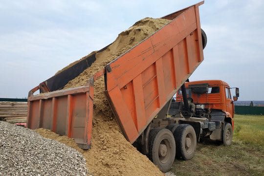 Mała Wywrotka Piach KOPALNIANY Piasek pod Kostke pod Płyty Piaseczno