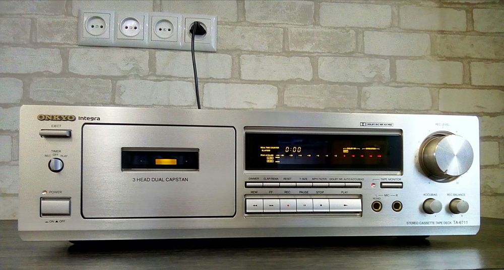 Onkyo Integra TA-6711 Stereo Cassette Tape Deck 1996-2000