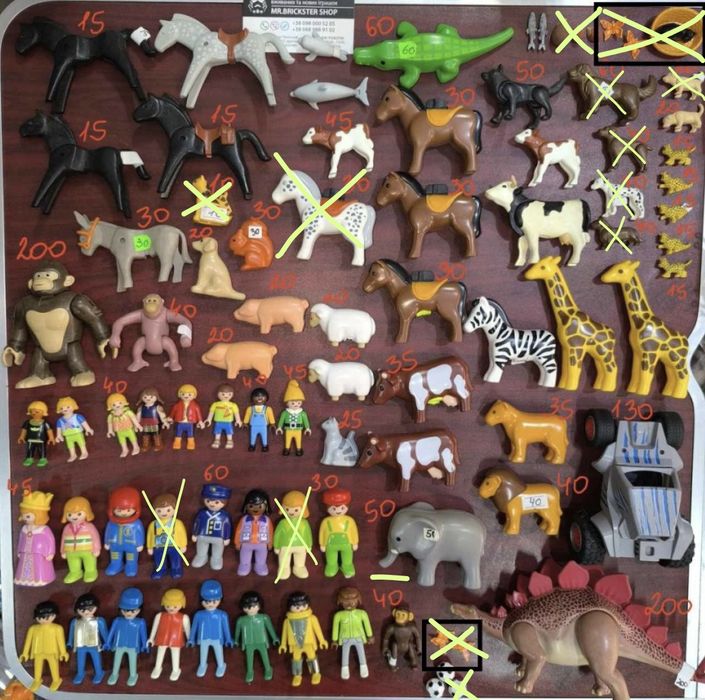 Фигурки человечки Playmobil Geobra Плеймобил животные конструктор