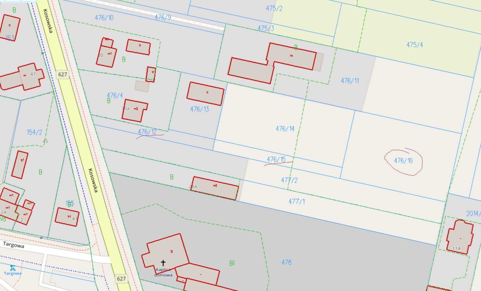 Działka Centrum z warunkami zabudowy, ul. Kosowska, 15 arów