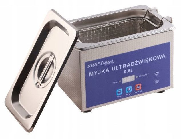 Myjka Wanna Ultradźwiękowa Z Z Koszem 0,8L Sterylizator
