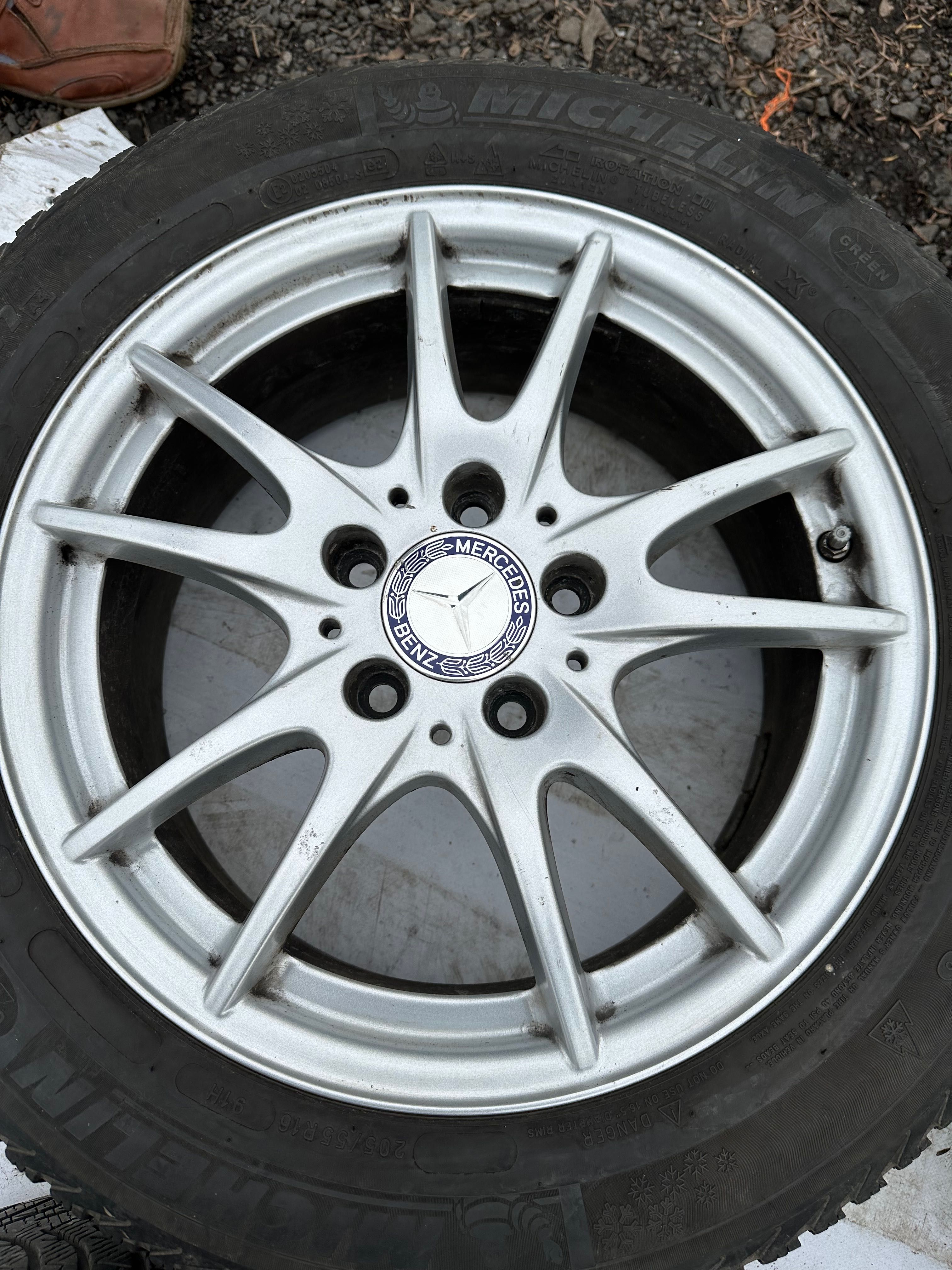 Felgi aluminiowe MERCEDES B CLASA 16 5x112 czujniki ciśnienia