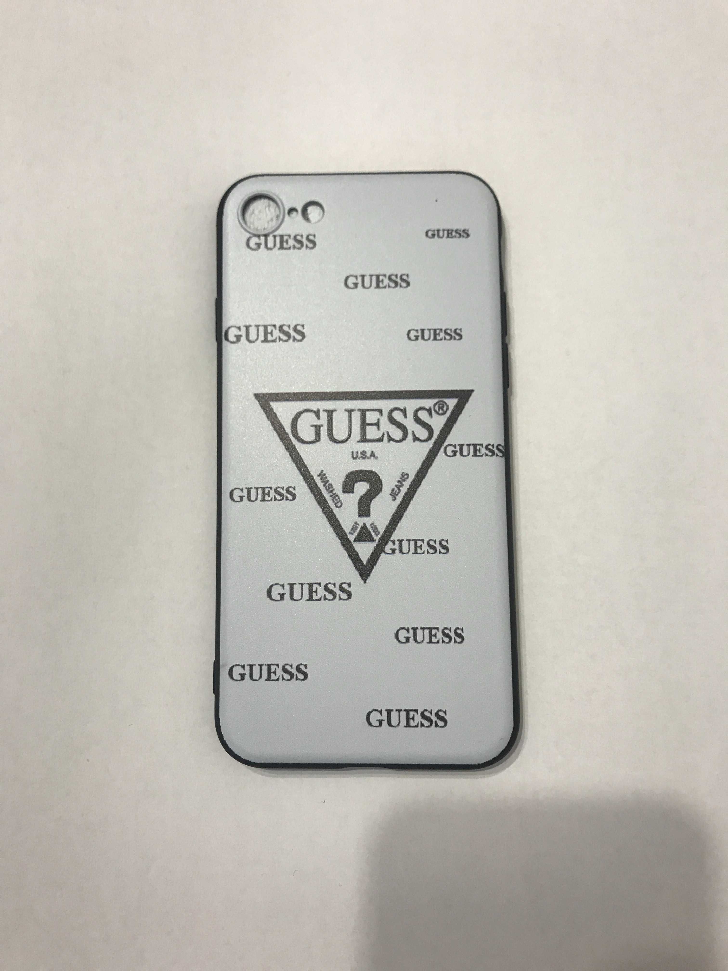 Etui silicon case iPhone 7 8 guess biały