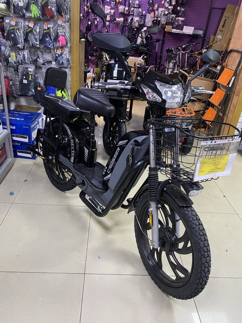 Електромопед 800W 60V 15Ah E-Delta электромопед електроскутер