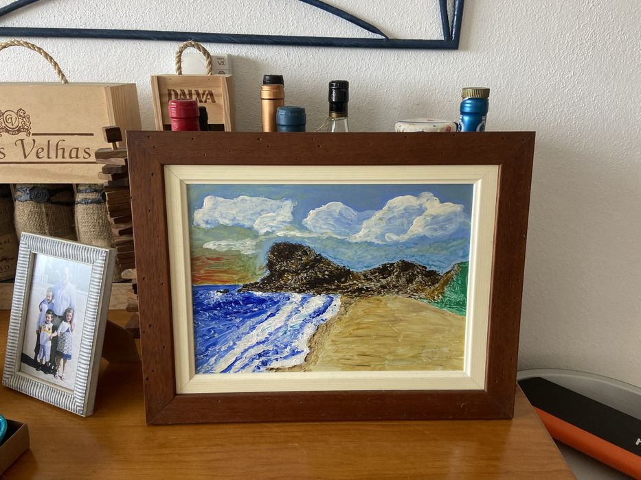 Quadro pintado a oleo Paredes
