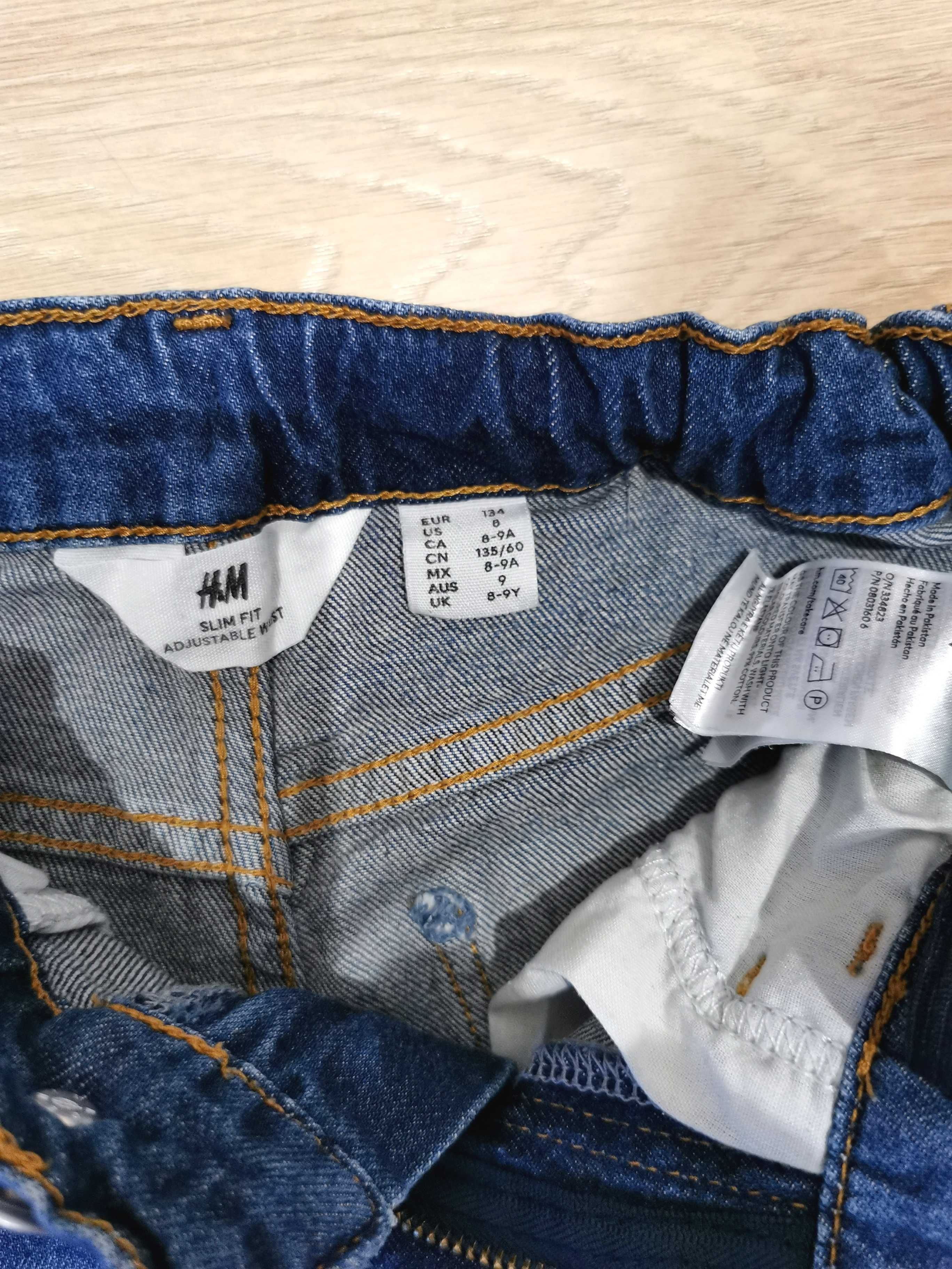 Spodnie jeansowe SLIM FIT 134 H&M