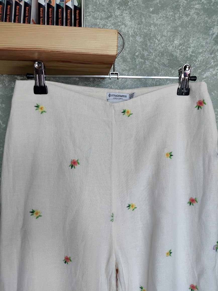 Spodnie damskie 100%bawełna Stradivarius S