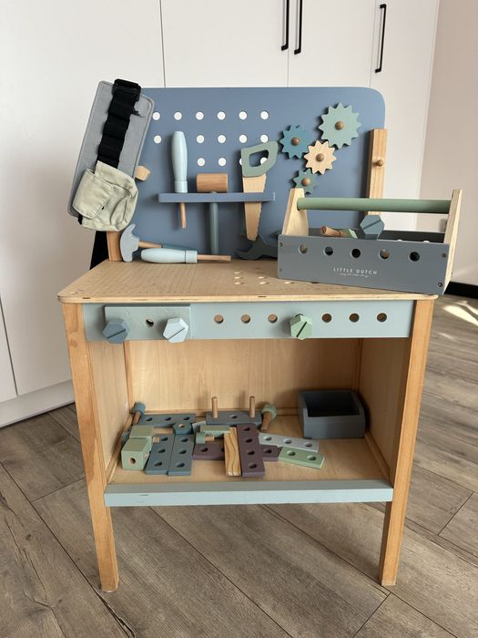 Drewniany warsztat dla chlopca little dutch