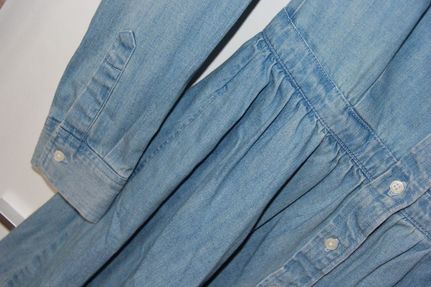 LEVIS levi's niebieska sukienka koszula dzinsowa jeansowa 34 XS 36 S