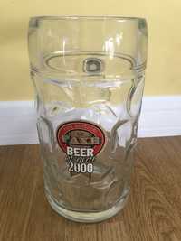Duży kufel do piwa Faxe Beer 2000 vintage