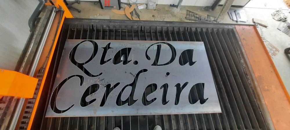 Corte Plasma CNC inox, aço e alumínio até 15mm de espessura