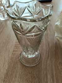 Kryształ wazon szklany PRL