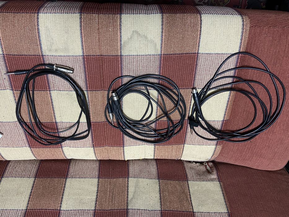3 x kabel xlr jack