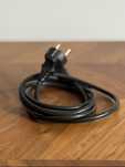 Nowy kabel zasilający 1,8m, czarny, 3-pinowy