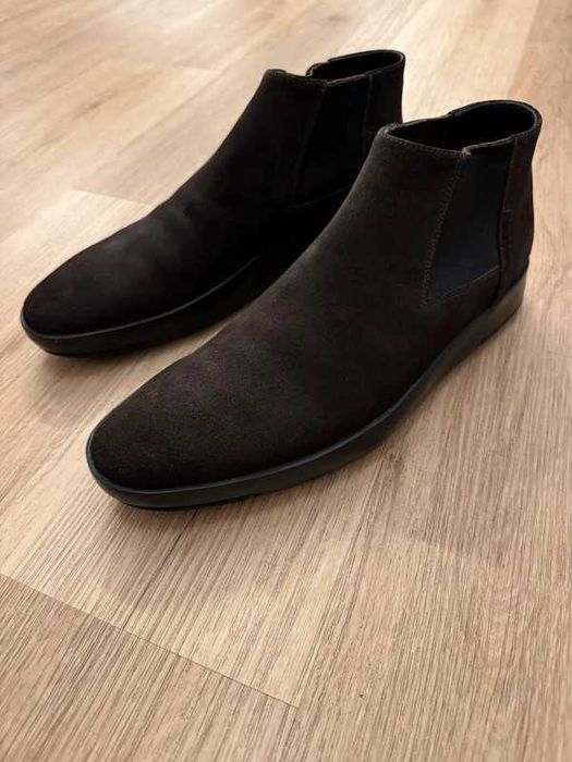 Prada Suede Side Gore Boots chelsea 45 sztyblety botki premium brown