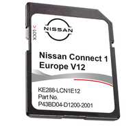 NISSAN Cartão GPS Connect 1 Europa v12 2022/2023