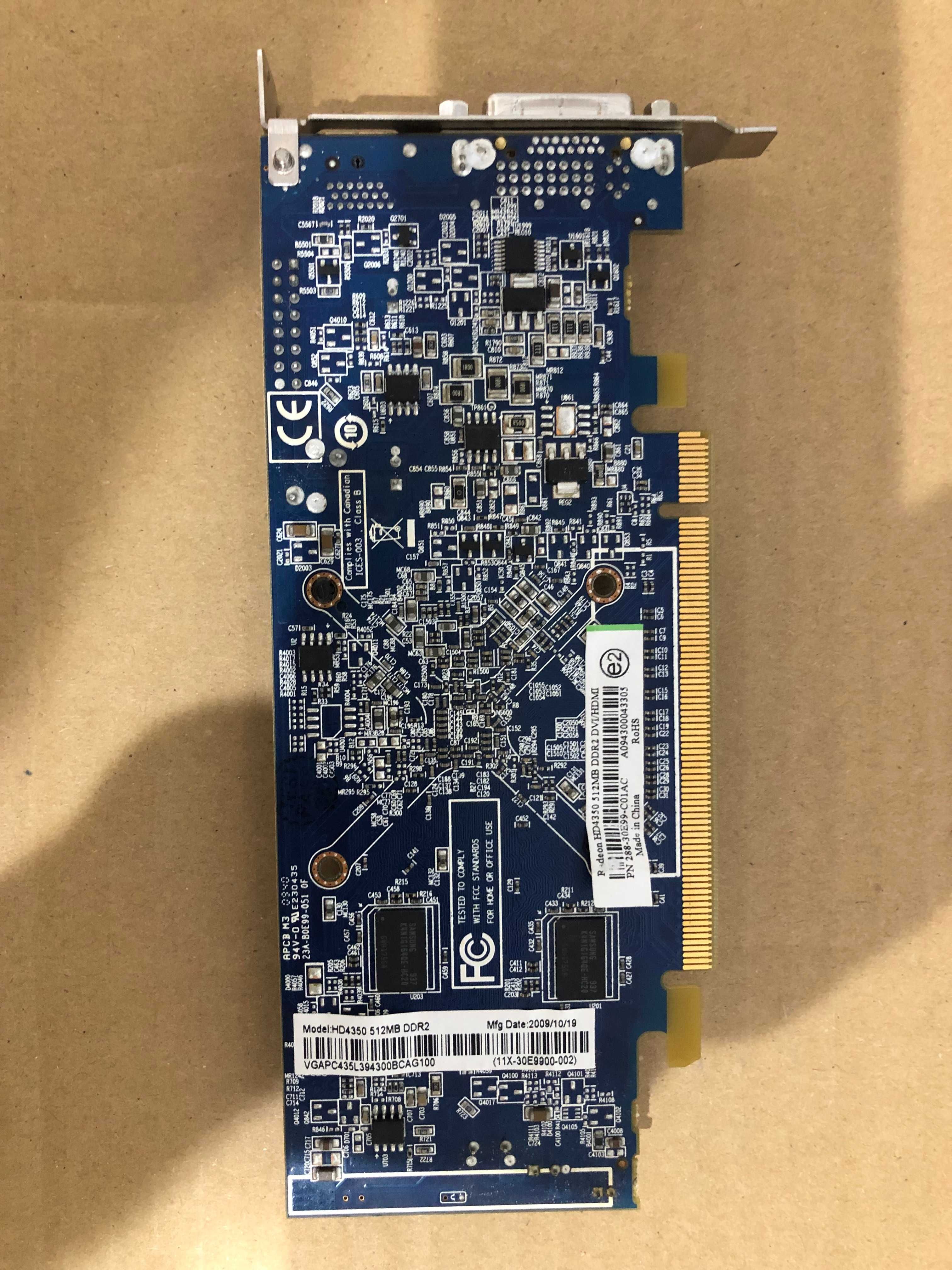 Karta graficzna 512MB ATI Radeon HD4350 LP Low Profile niski profil
