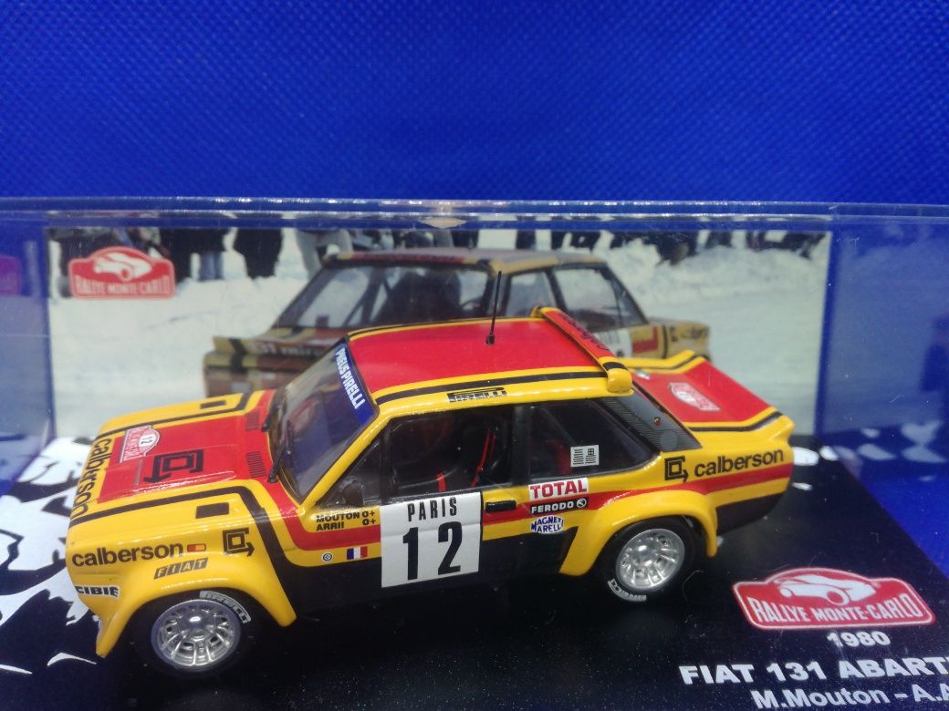 N67 Miniaturas 1/43 Fiat de Rally 8 Modelos diferentes como novos