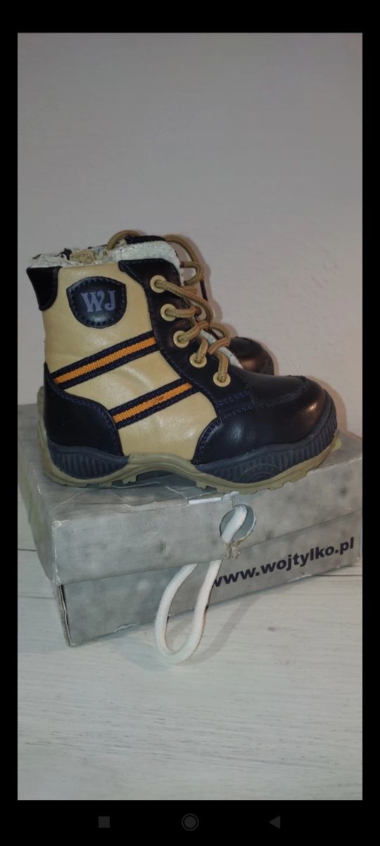 Buty zimowe chłopięce Wojtyłko 22 13 cm