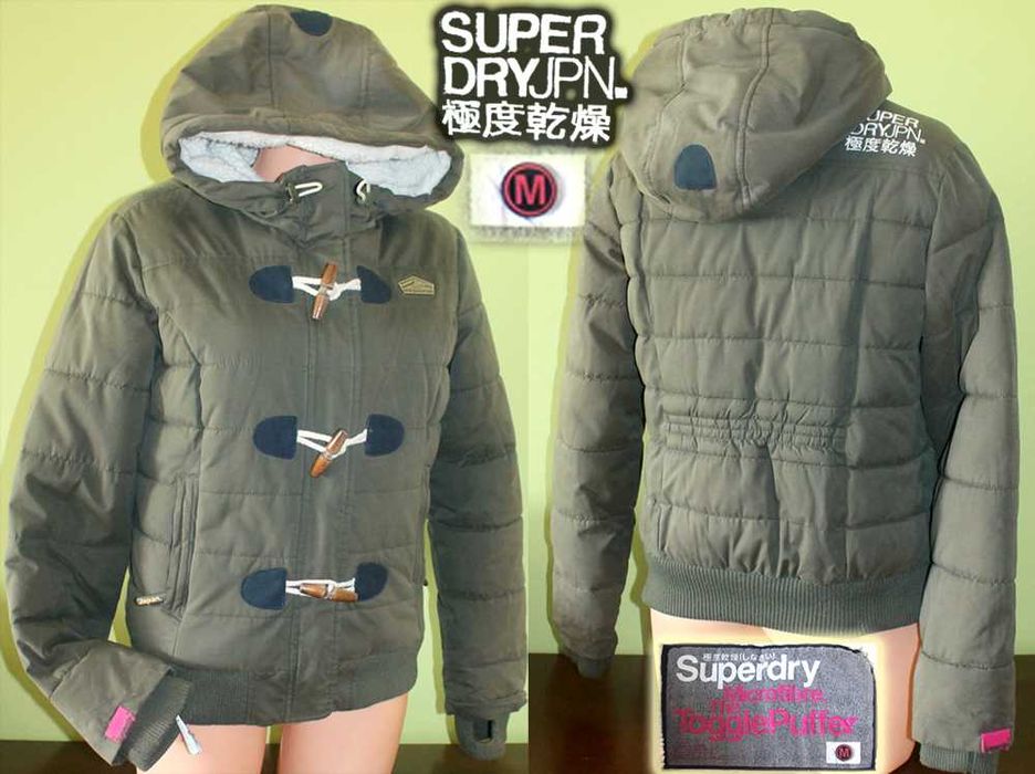 SUPERDRY - Zimowa kurtka podszyta misiem   - M