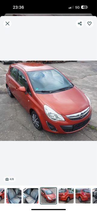 Opel Corsa D 2013r. 1.2 benzyna