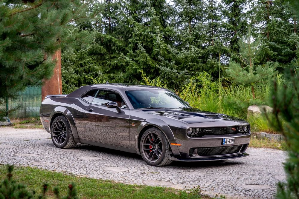 Dodge Challenger R/T Scat Pack / 6.4 V8 HEMI 492KM / Wide Body / SRT / Bogata opcja FV