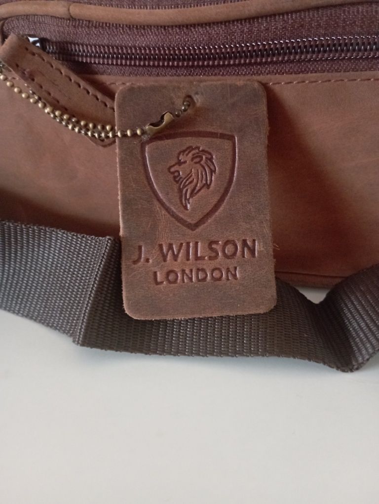 Шкіряна поясна сумка Wilson
