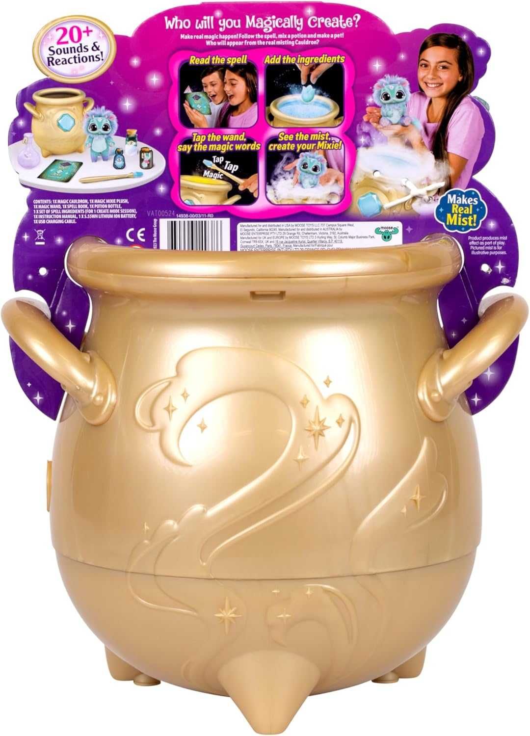 Magic Mixies Чарівний казанок золотий Magical Misting Gold Cauldron