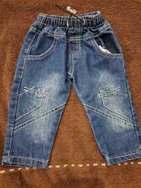 Spodnie dżinsowe r. 68