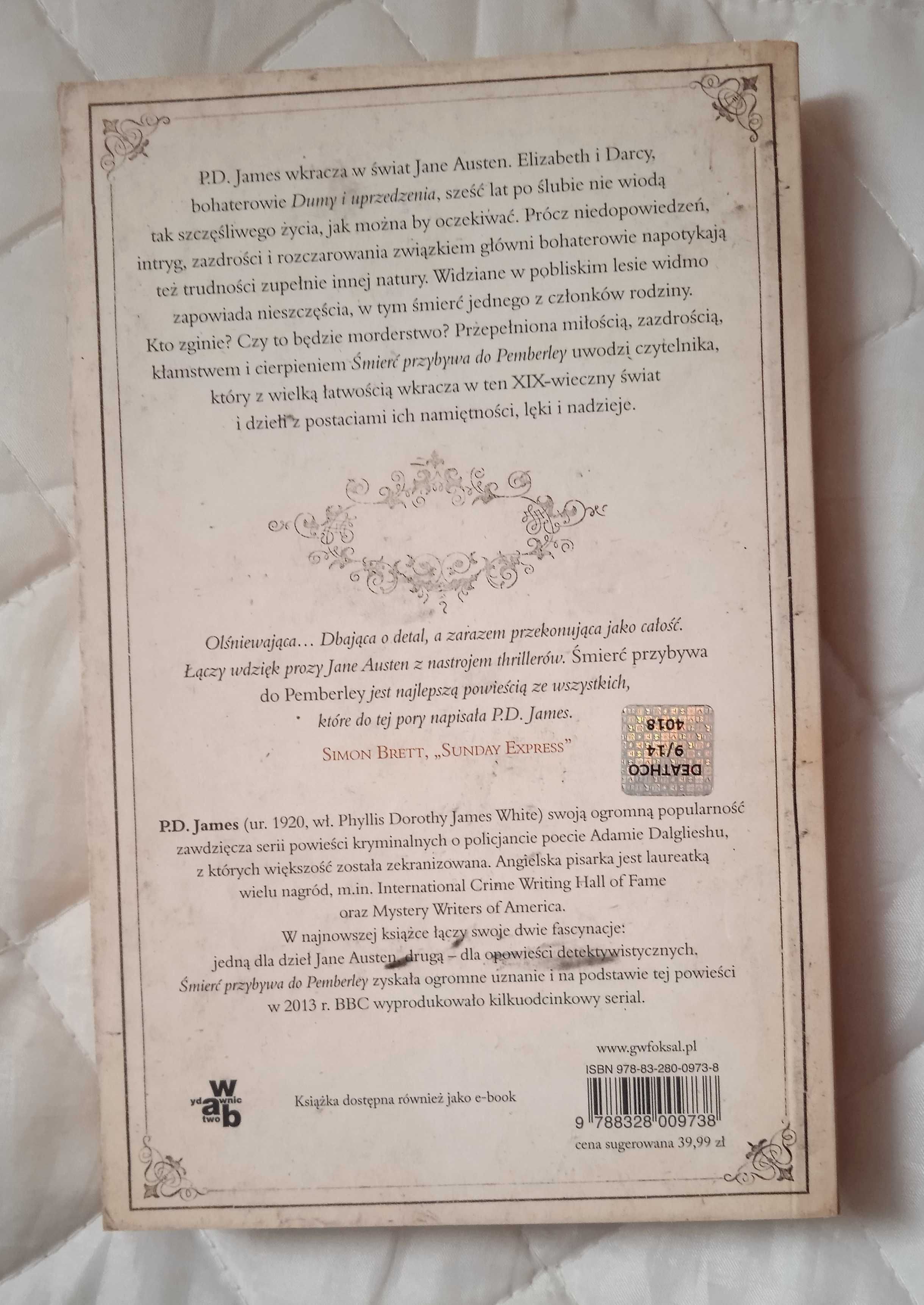 Śmierć przybywa do Pemberley - P. D. James