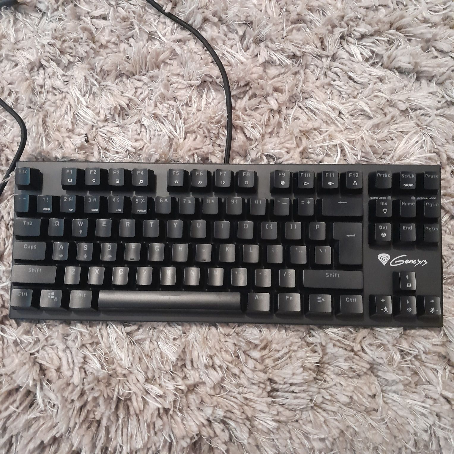 Klawiatura Genesis Thor 300tkl RGB Outemu red