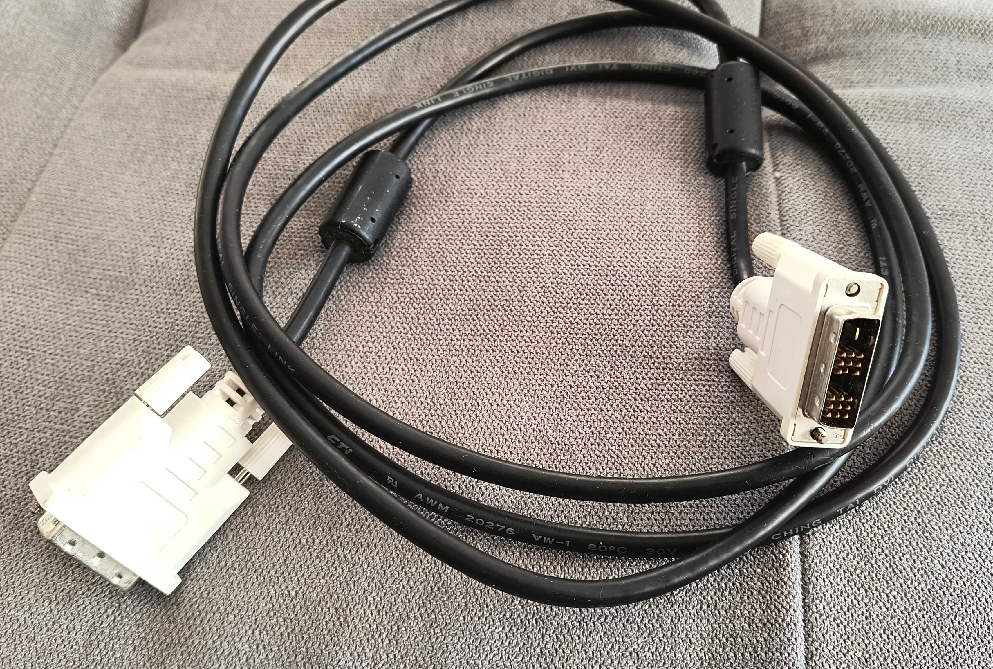 Kabel DVI monitor - komputer 2m