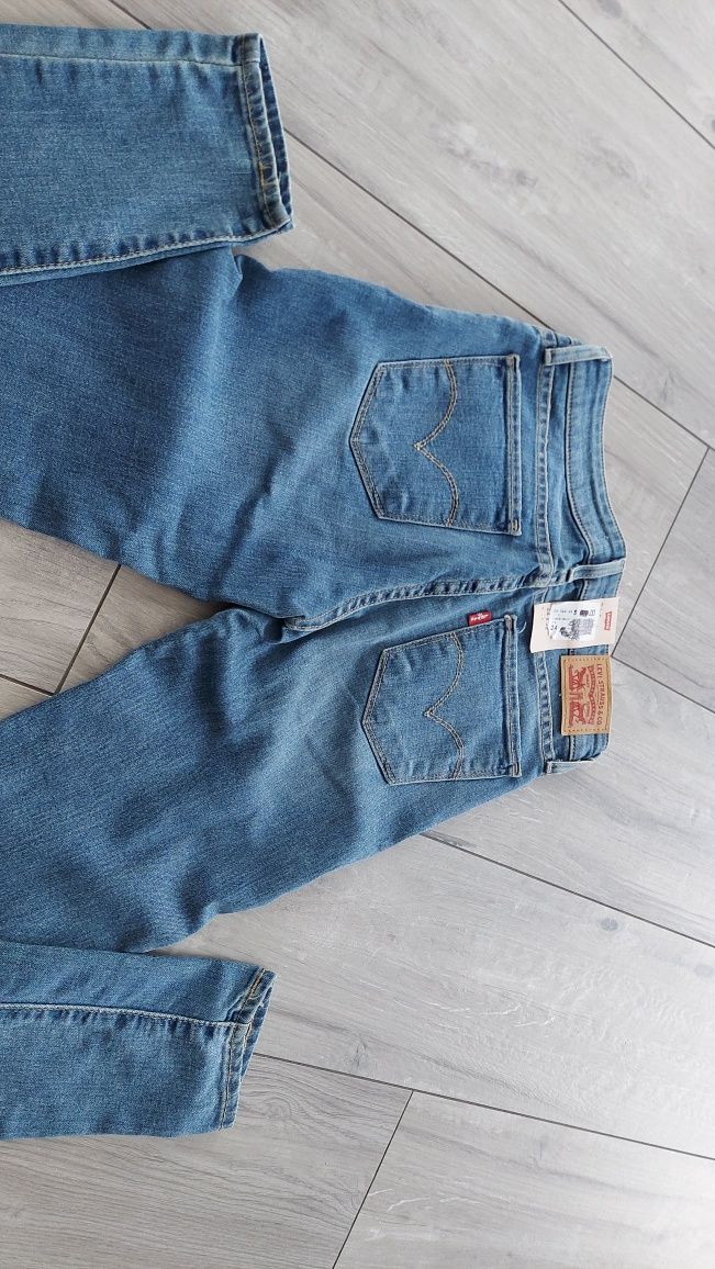 Jeansy levis 24x32 skinny slim nowe levis spodnie denim