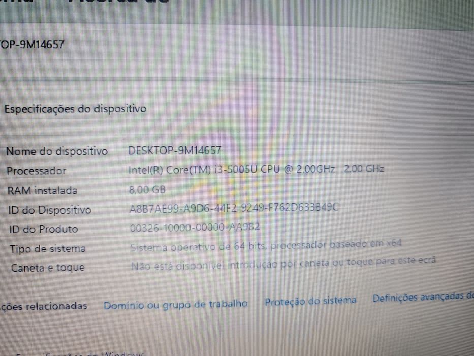 Portatil Asus i3 5°geração