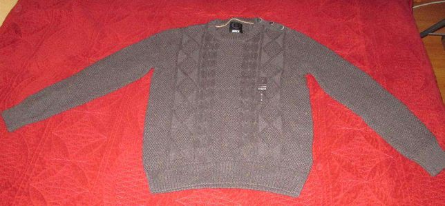 Elegancki, NOWY, męski sweter BRICE r. L